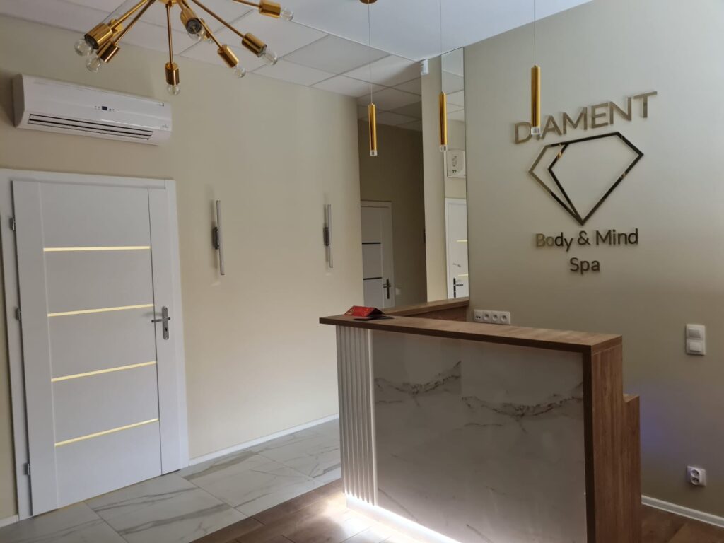 Recepcja salonu Diament Spa